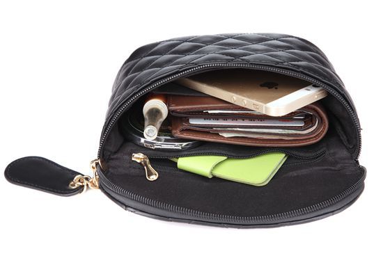 Mini Simple Rhombohedral Chain Belt Bag