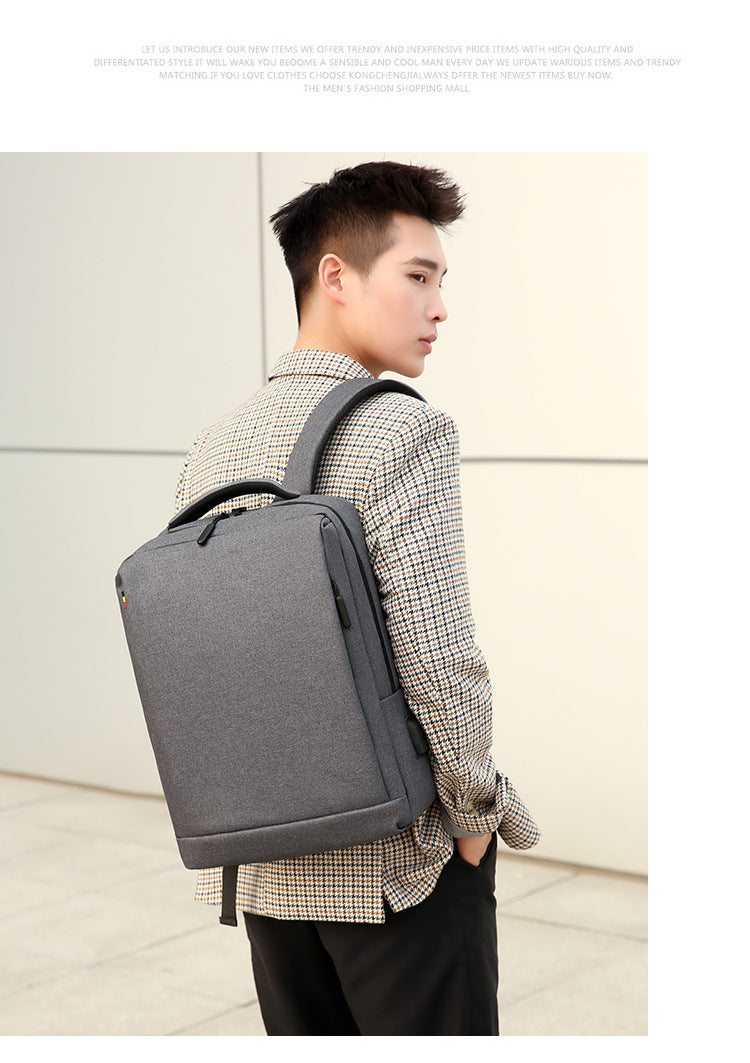 Men's business backpack business trip large capacity computer backpack