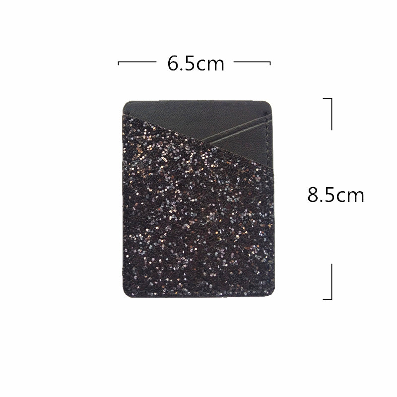 Paste leather card holder