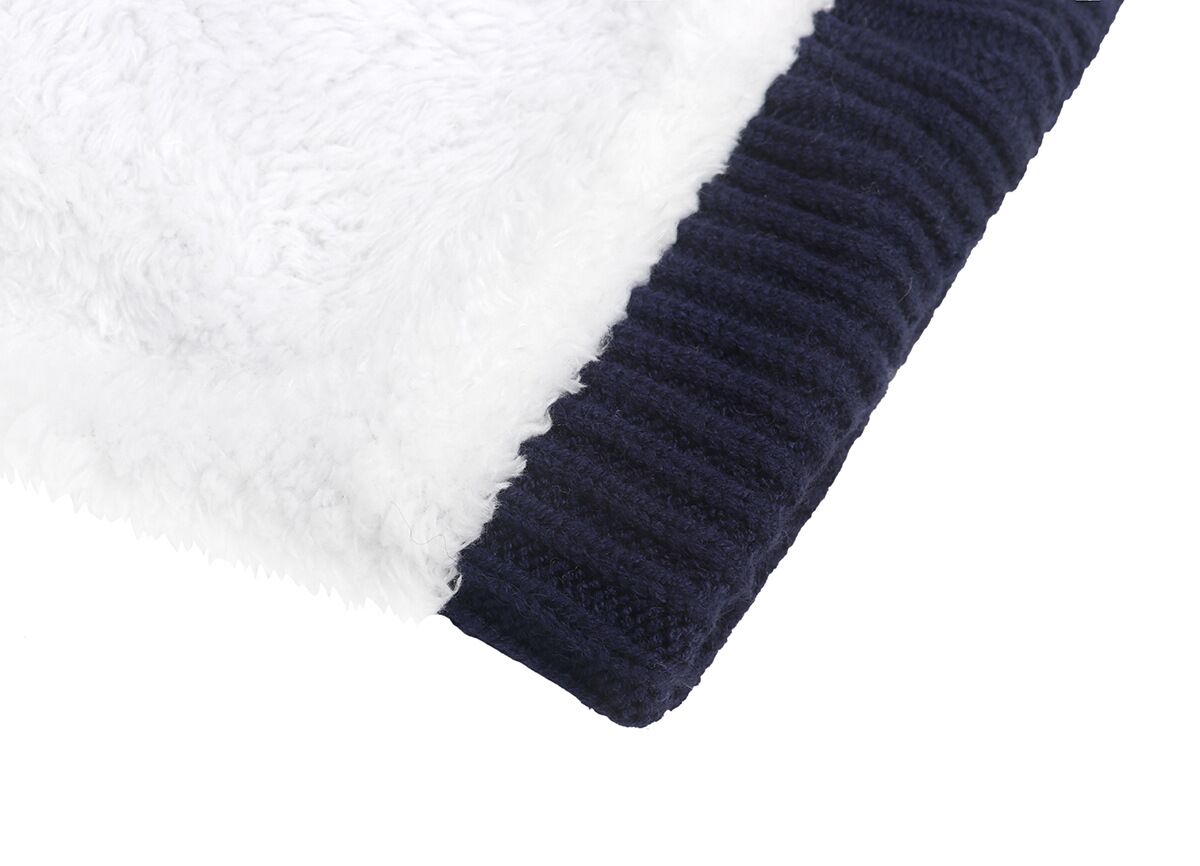 Children's Knitted Hat And Scarf Two-piece Autumn And Winter Fleece