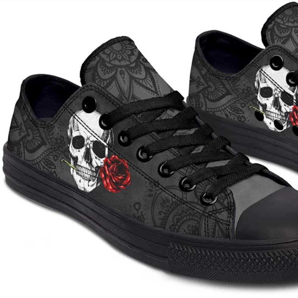 Fashion Print Couple Low-Top Canvas Shoes
