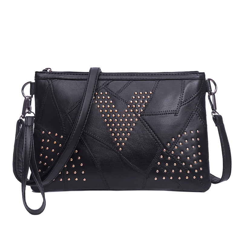 rivet shoulder bag