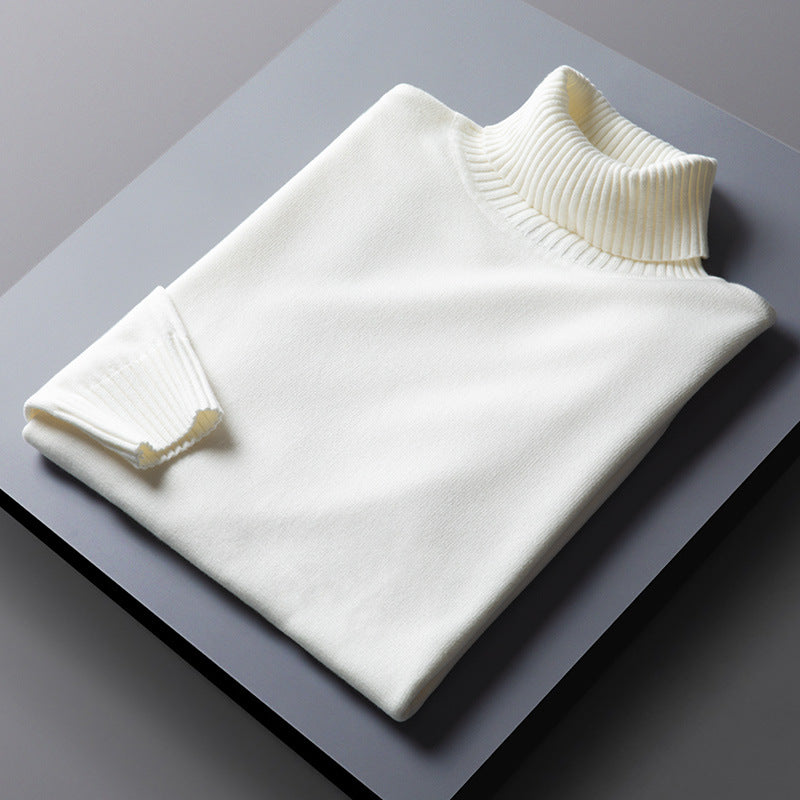 High Collar Sweater Men's Warm Trend Two Lapels
