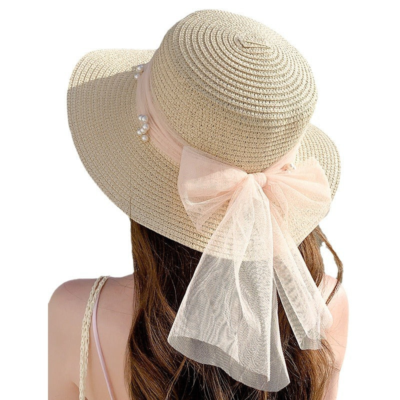 Fashion Summer Bow Ribbon Hat