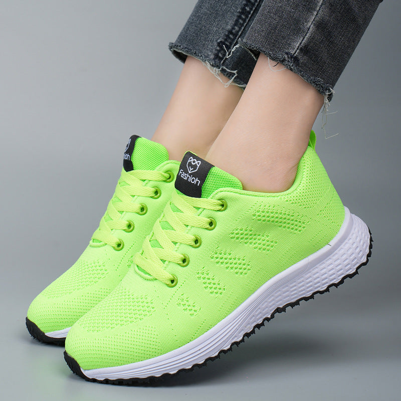 Plus Size Spring And Autumn Fly-kit Mesh Women's Shoes