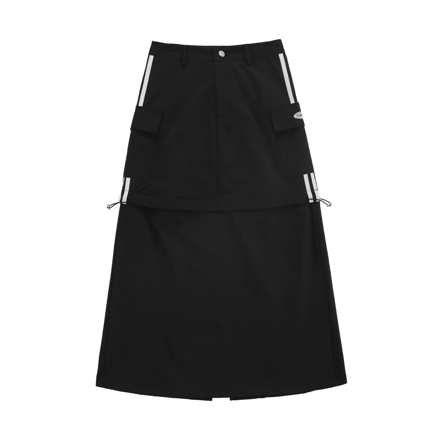 Casual Loose Long Dress Women's Split Detachable High Waist Skirt
