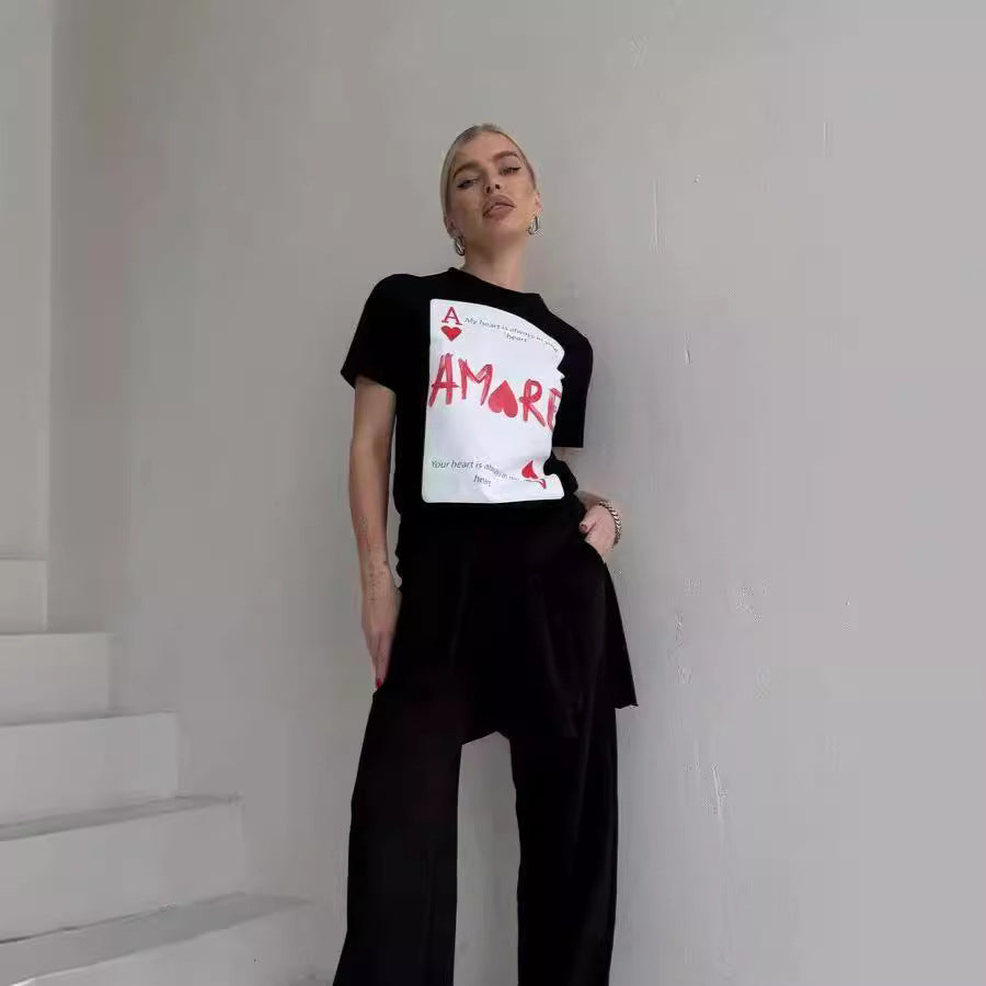 Dame Moderigtig American-style All-match Top