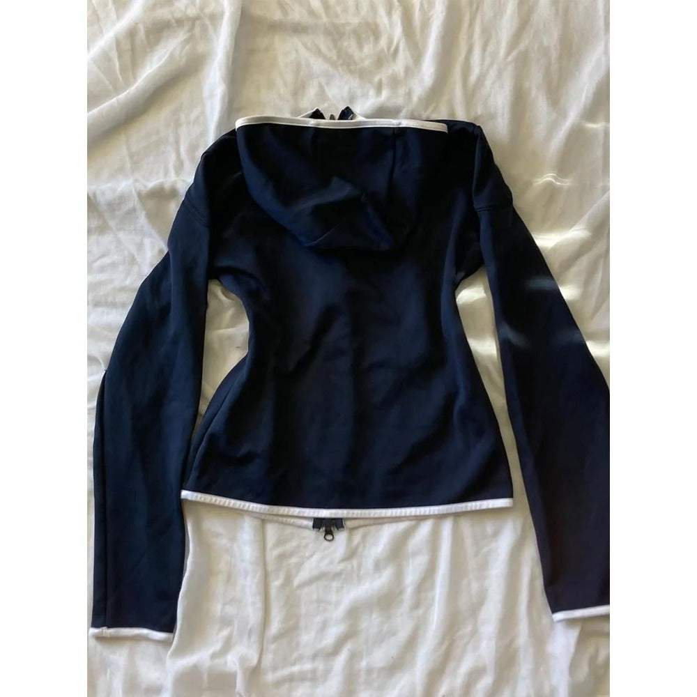 Retro Casual Exercise Hooded Coat Women