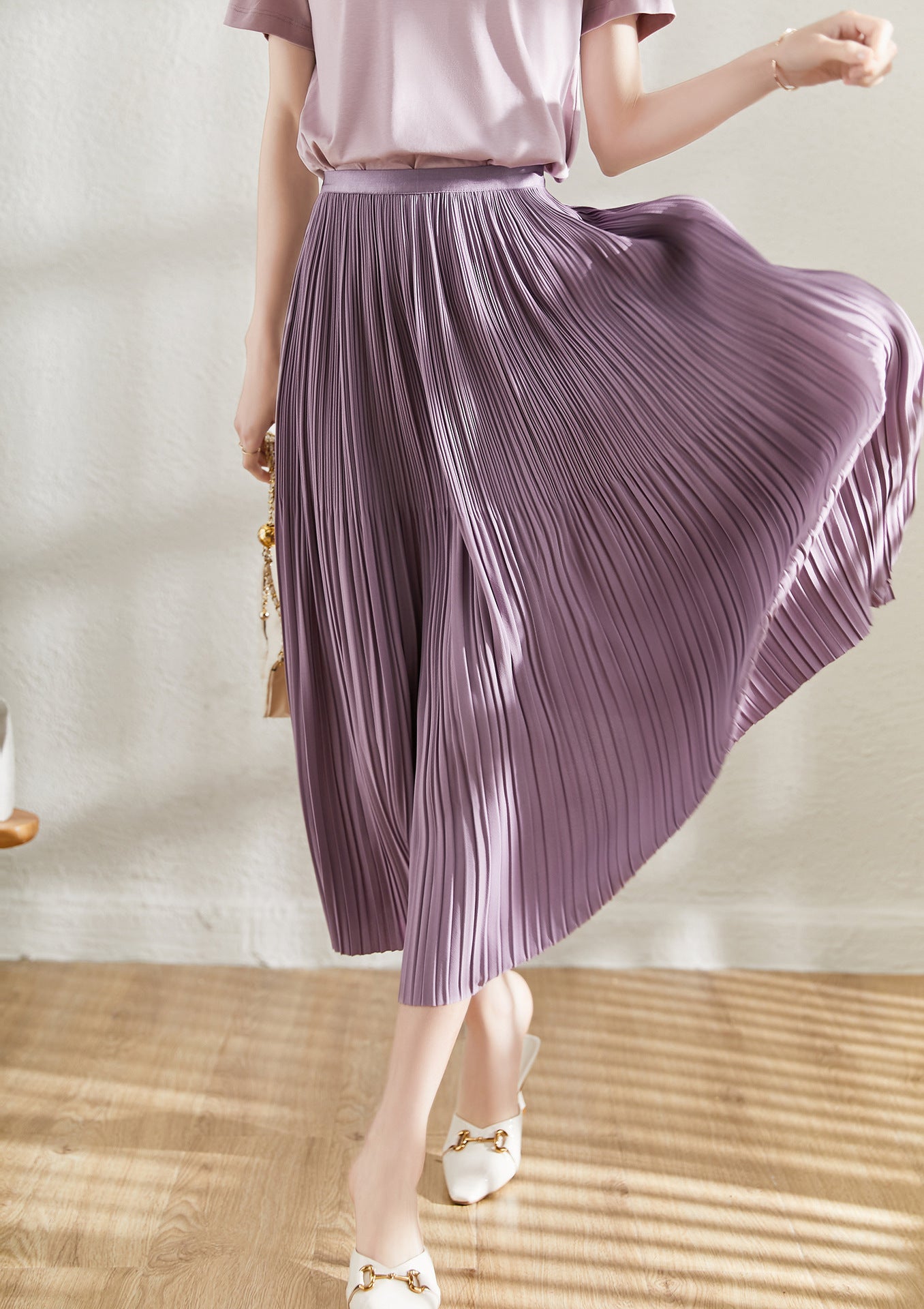 Women's Delicate Artistic Pleated Skirt