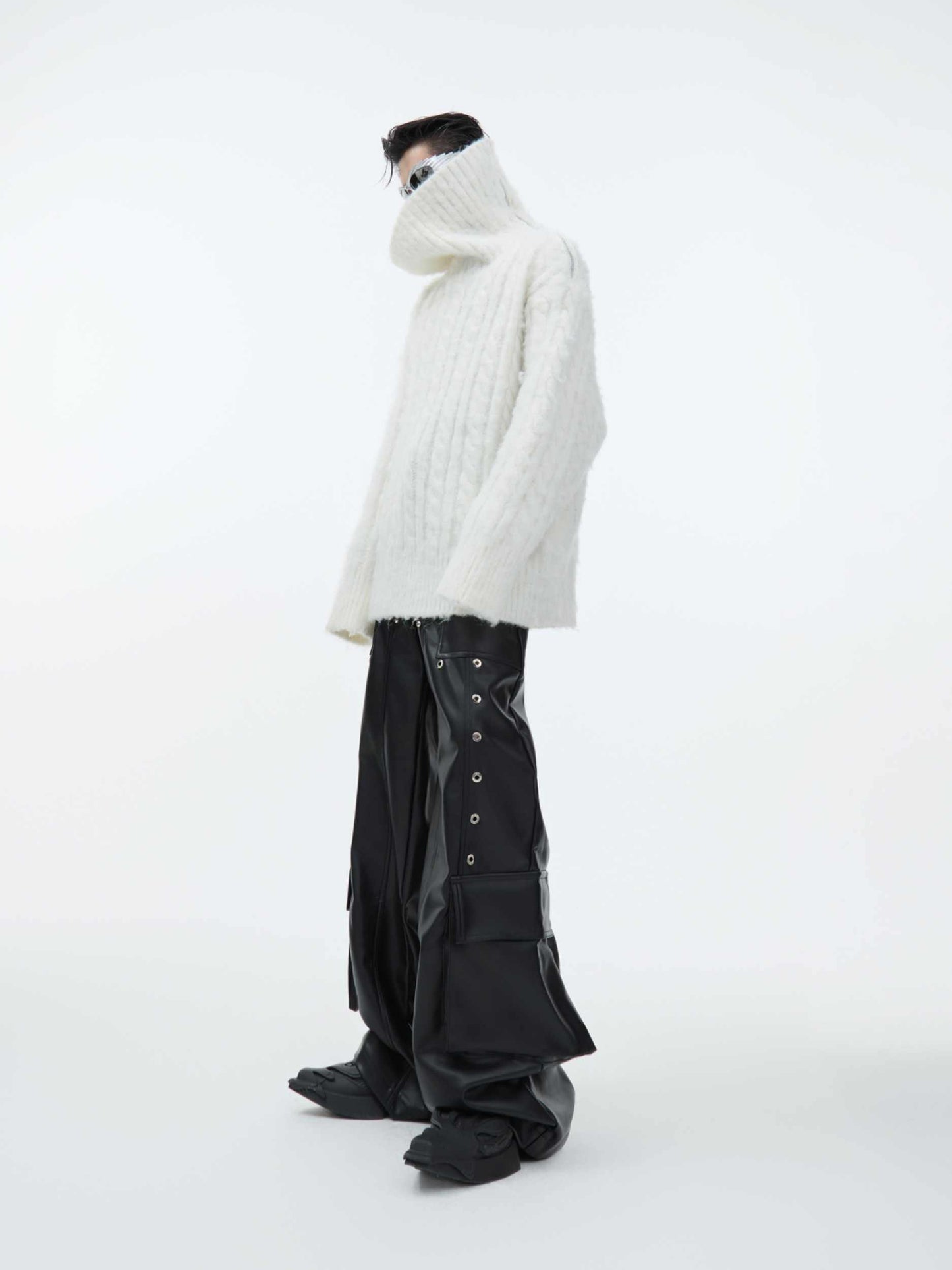 Loose Plush Knitted Sweater Top  Advanced