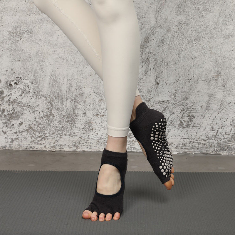 New Sports Yoga Split Finger Non-slip Five-finger Socks