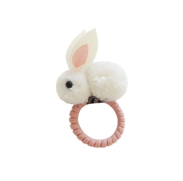 Cute three-dimensional bunny rubber band