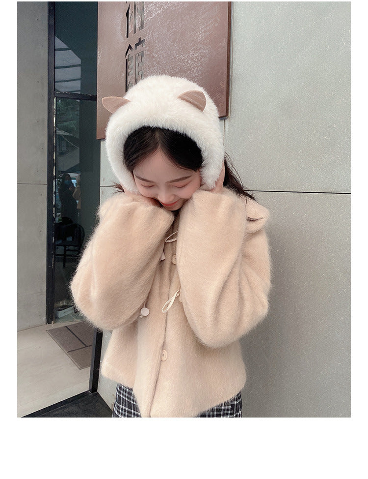 Cute And Thick High-value Cat Ears With Ear Cover