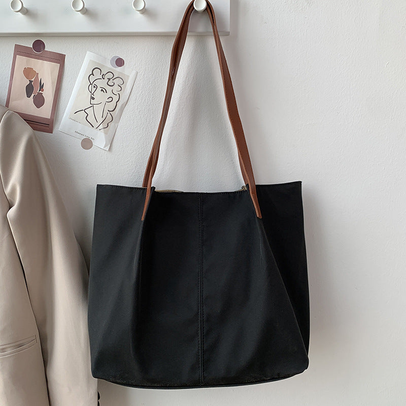 Lærred Dametaske Med Én Skulderrem Japansk-inspireret Kunstnerisk Design