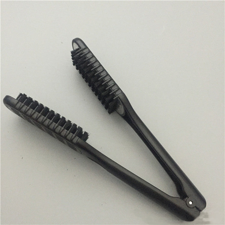 Hairdressing double side brush plywood pliers