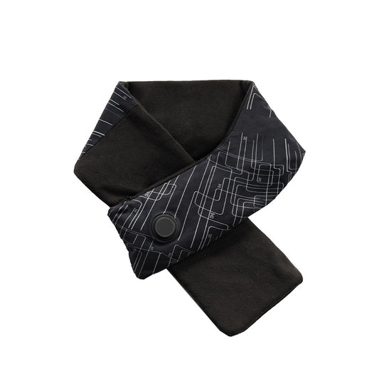 Smart temperature control heating scarf for cold