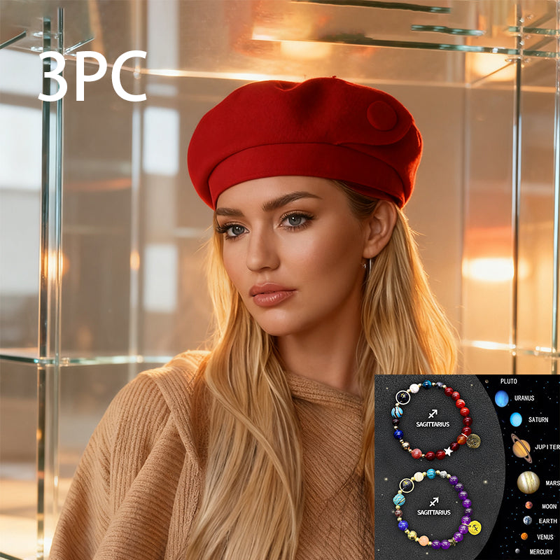 British-style Casual Painter Hat That Is Versatile And Can Show Off Your Face