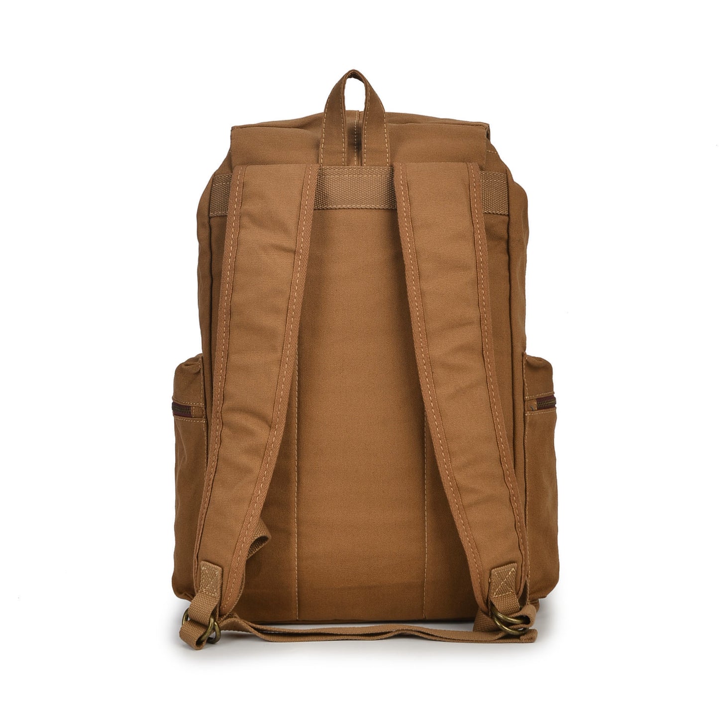 Men's pure cotton canvas bag, leisure outdoor large capacity backpack, factory directly climbing mountaineering bag