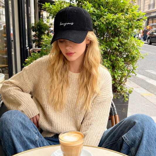 Embroidered Slogan Sunshade Versatile Adjustable Casual Baseball Cap Suitable For All Seasons, Daily Outings, Outdoor Activities, Fashionable Beanie Hat