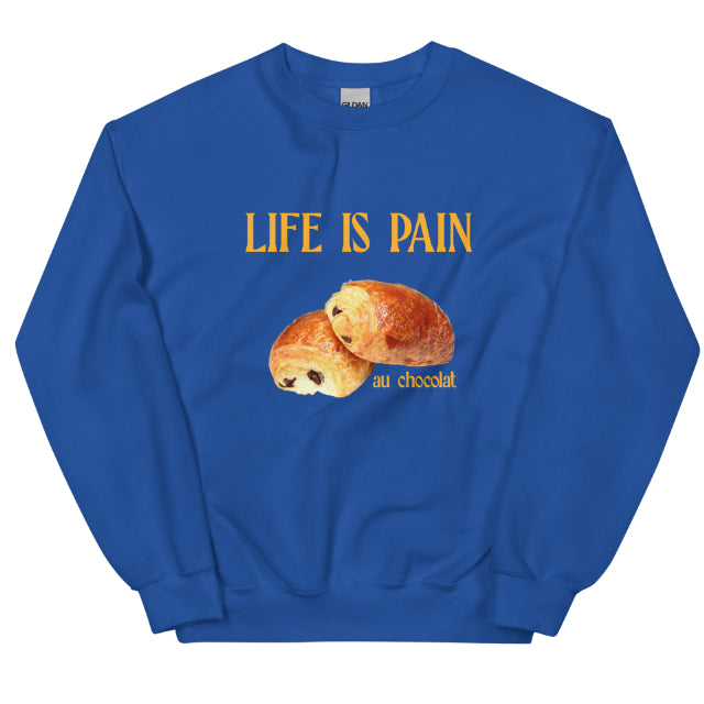 European American Fashion Floral Print Life Is Pain Round Neck Autumn And Winter Bottoming Long Sleeve