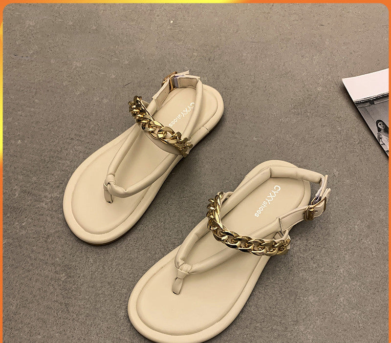 Women's Summer New Style Flat Flip Flops Sandals