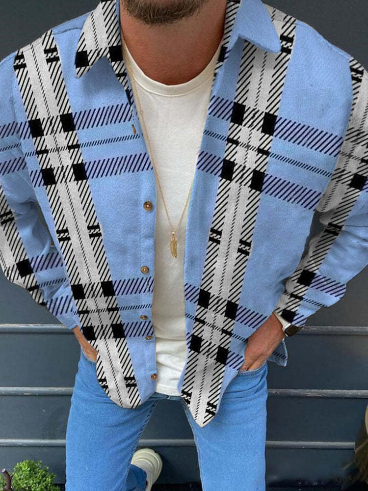 Woolen Suit Jacket Loose Lapels Double Pocket Jacket Long Sleeve