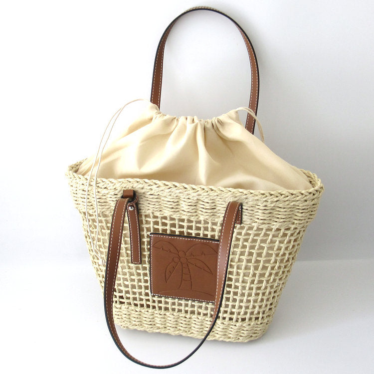 Braided Bag Hollowed Out For Summer Leisure