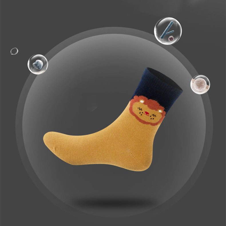 Children's Spring And Autumn Sports Cotton Socks