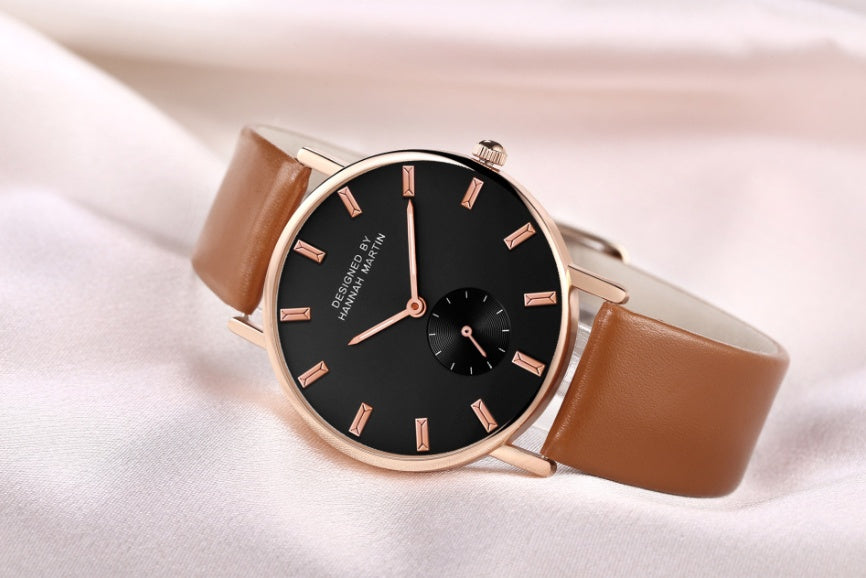 Hannah Martin Hannah Martin 2138 Women's Quartz Watch Small Seconds Simple Women's Watch Belt Nylon Strap