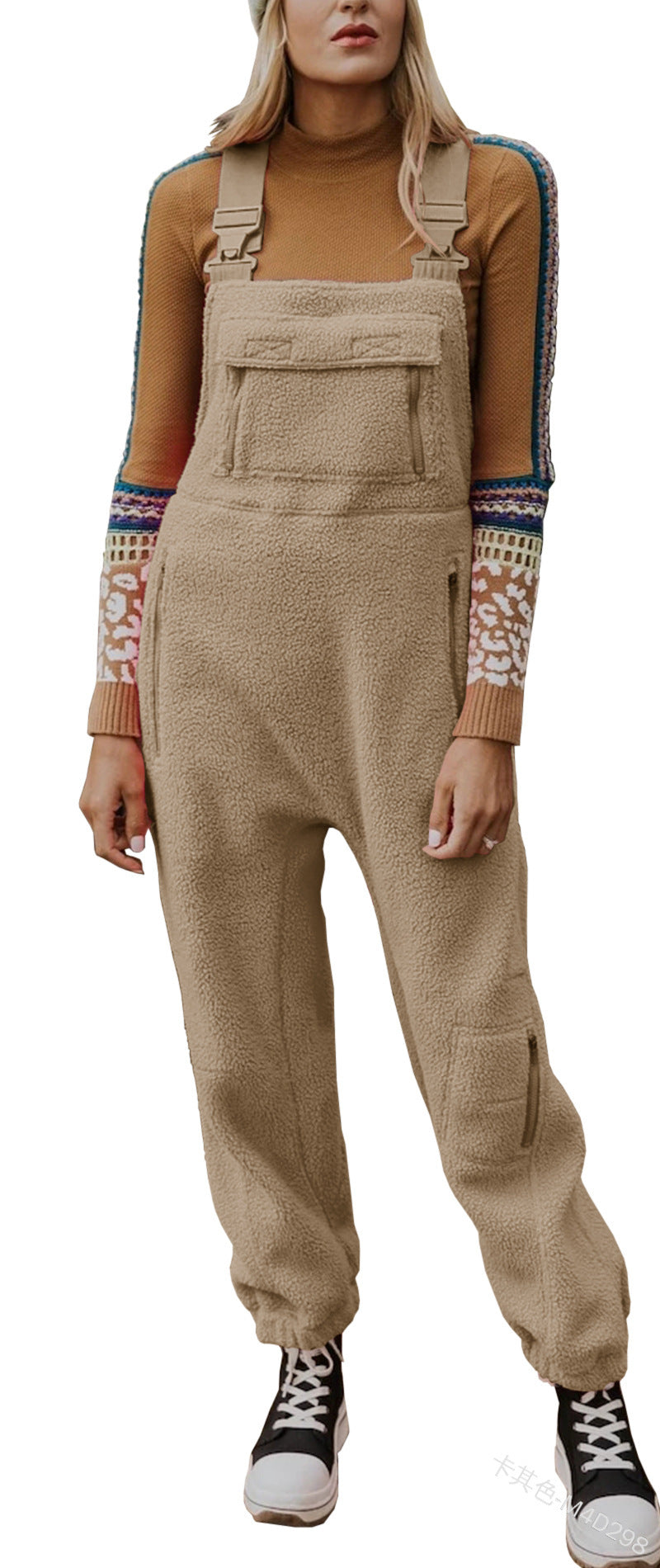 Europæiske Og Amerikanske Mode Casual Tætsiddende Bukser Med Fleece Efterår Og Vinter Seleshorts