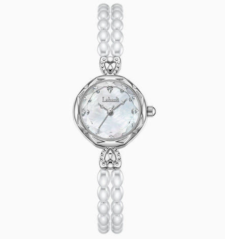 Natural Freshwater Pearl Bracelet Net Red Womens Watch