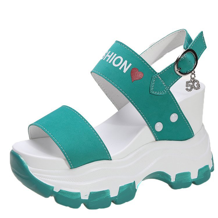 Sandals Fairy Style Thick Soles High Heels With Raised Toe
