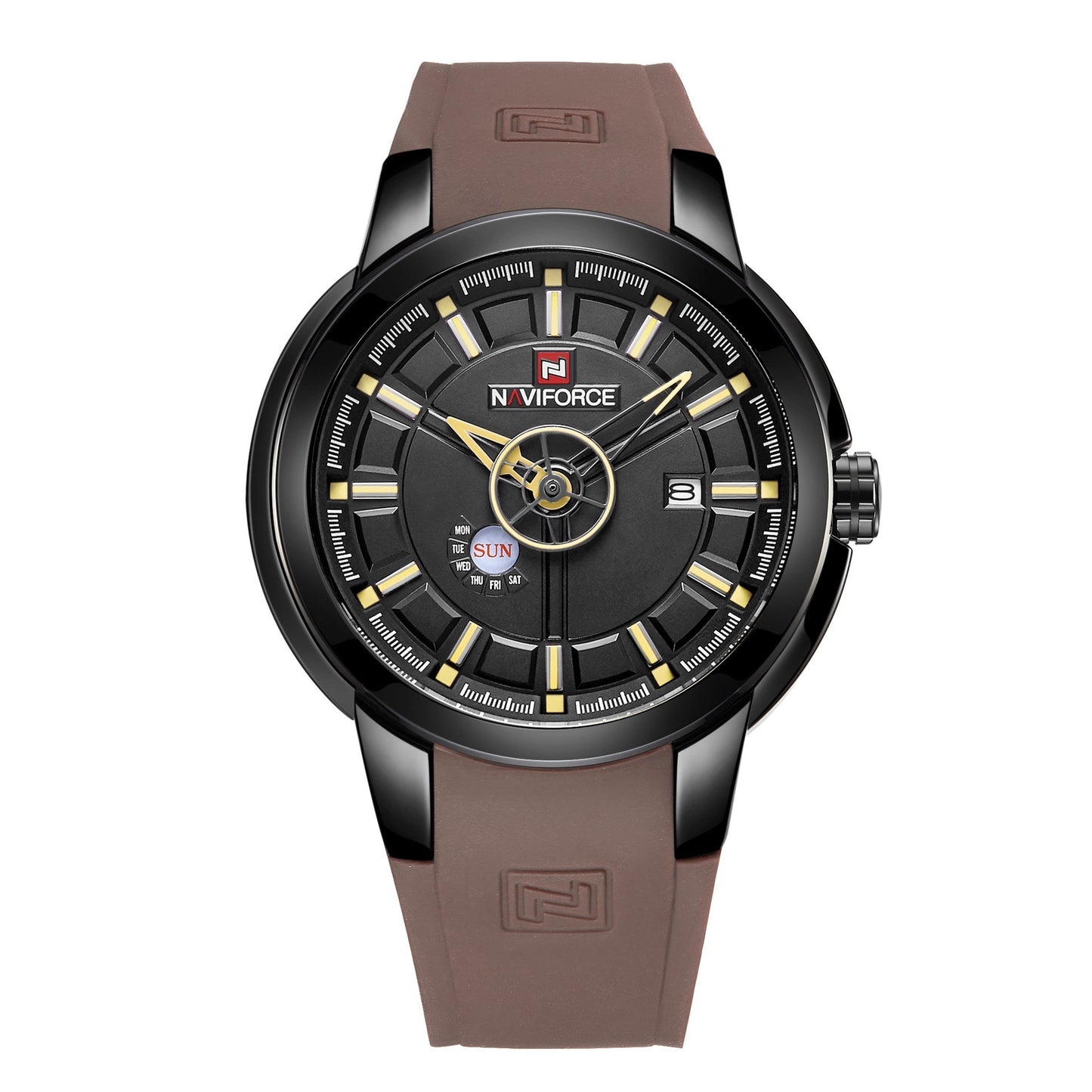 Men's Waterproof Quartz Sports Watch With Calendar