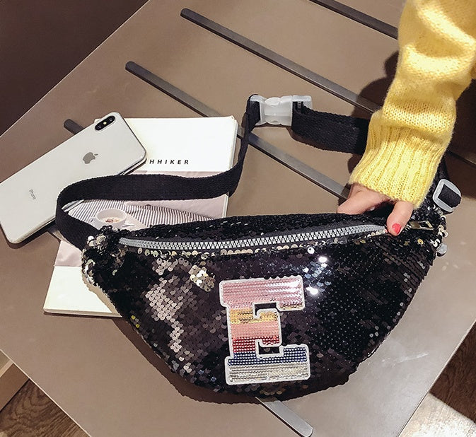 Fanny Pack Korean Children New Trend Sequins Mini Shoulder