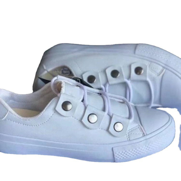 Women's Round Toe Platform Casual Viscose Shoes