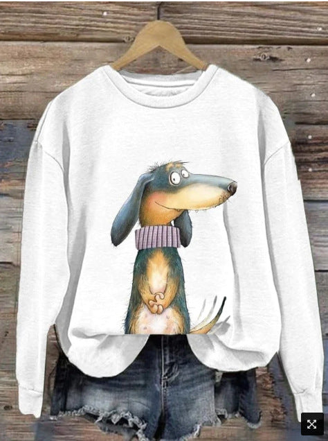 Women's Clothing Fashion Loose 3D Digital Printing Sweater
