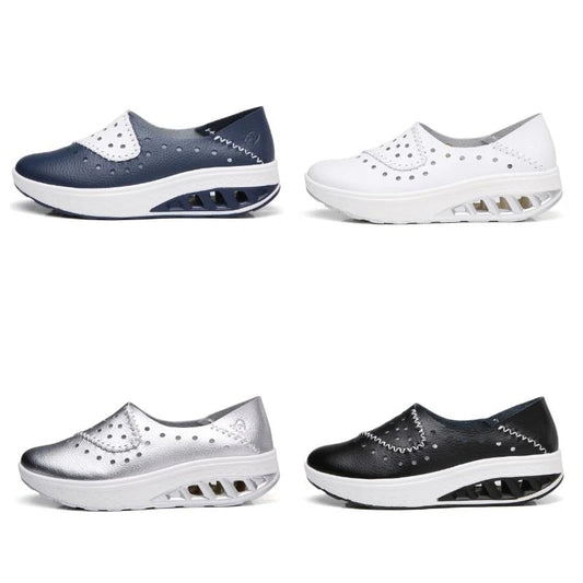 Breathable hole shoes