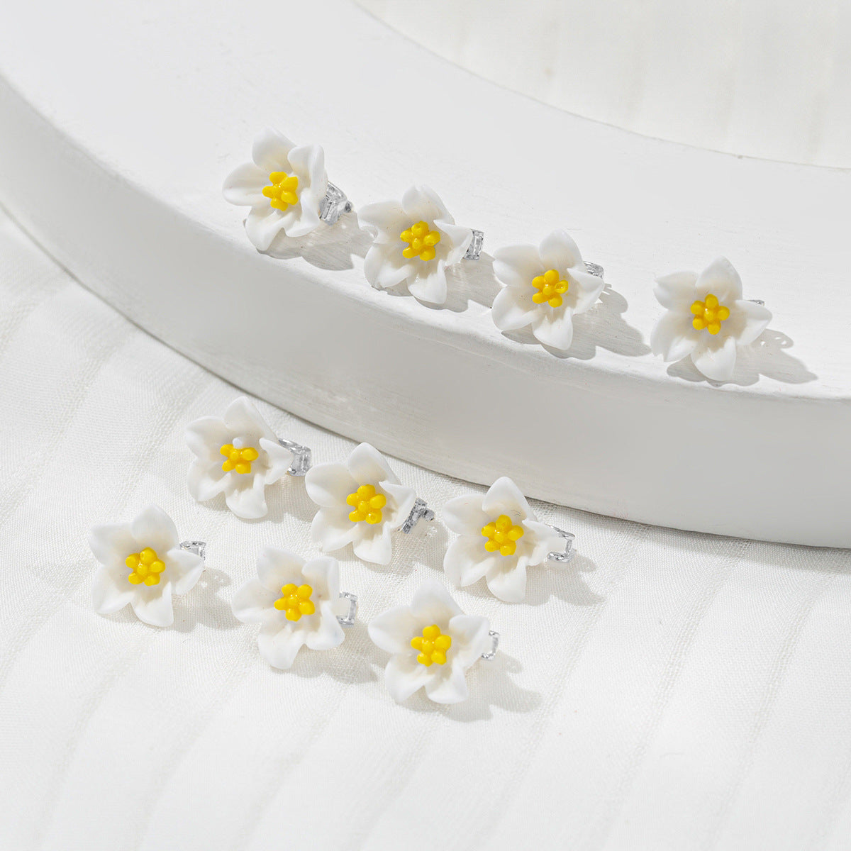 Rhinestone Updo Small Hairclip Bang Clip Barrette Pearl Flower Hair Accessories