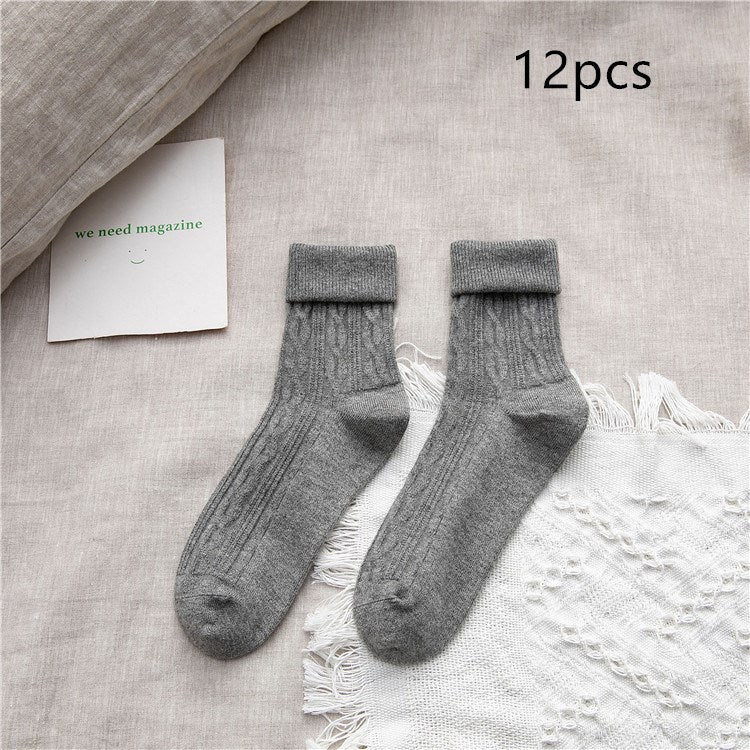 Japanese warm cotton socks