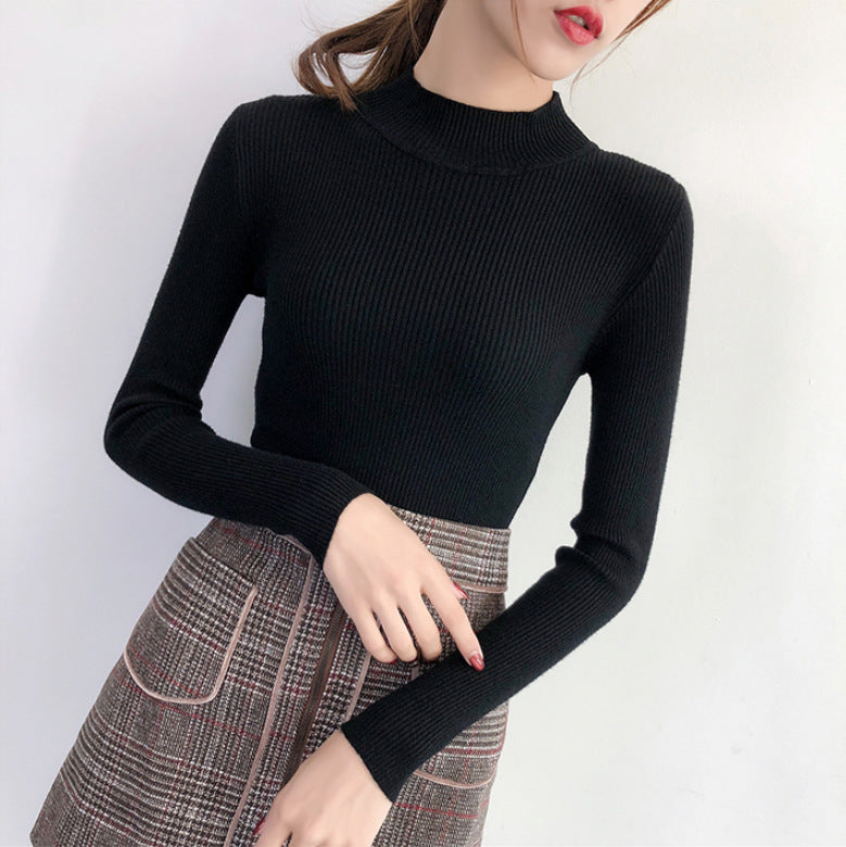 Pullover All-matching Slim Fit Skinny Sweater