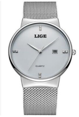 Sports and leisure fashion waterproof quartz mesh belt watch