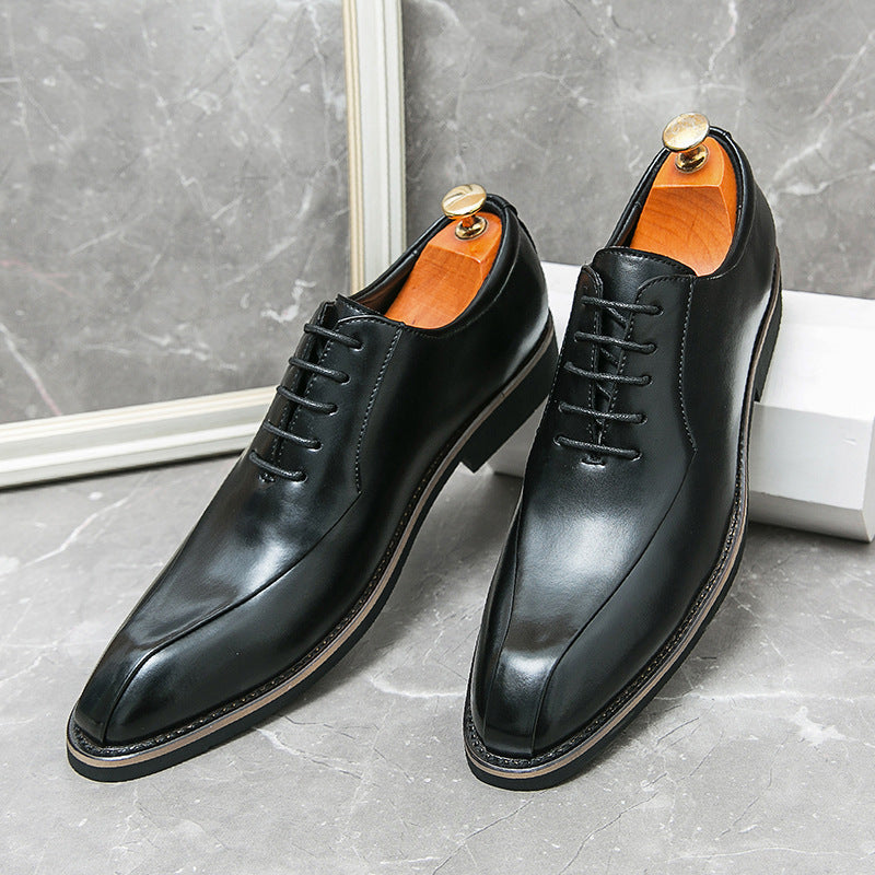 Trendy Business Formal Wear Fashion Men's Dinner Leather Shoes