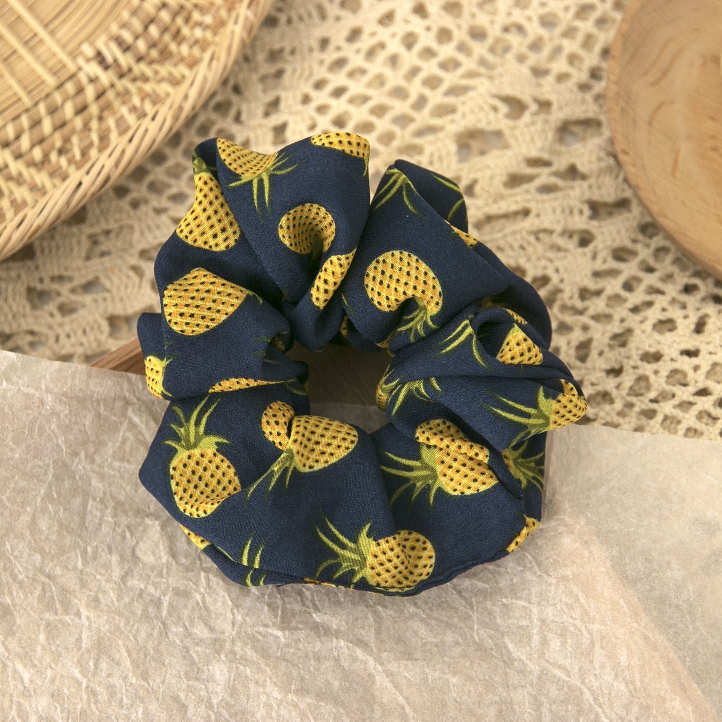 Fat Intestine Hair Rope Wind Sweet Headwear