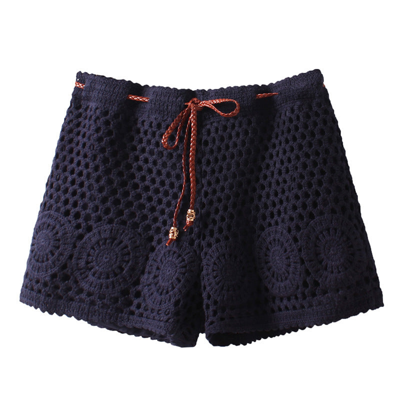 Outwardly Wear Hollow Three-piece Pants In Spring And Summer