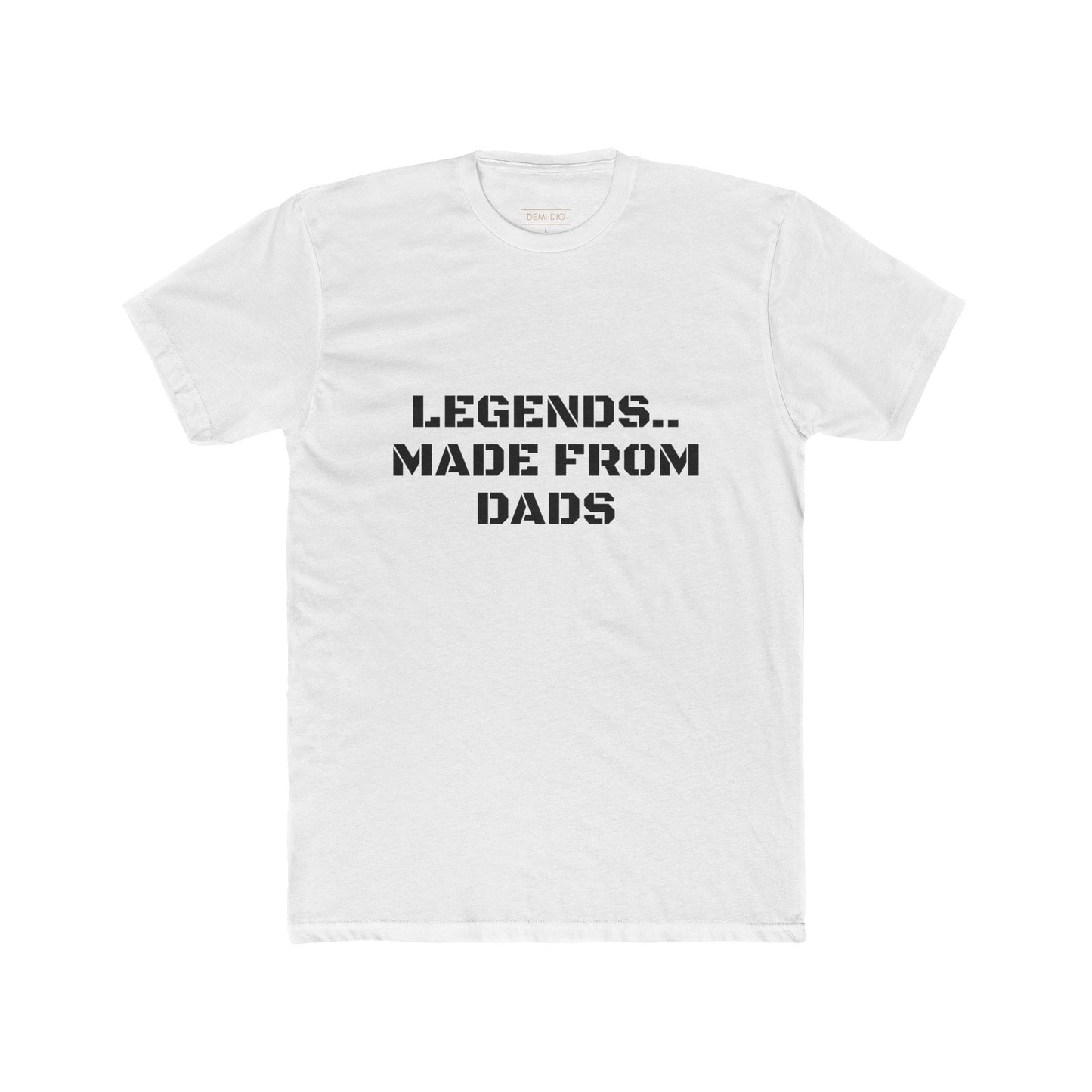 Men's Drop Shoulder Cotton Crew Neck T-shirt
