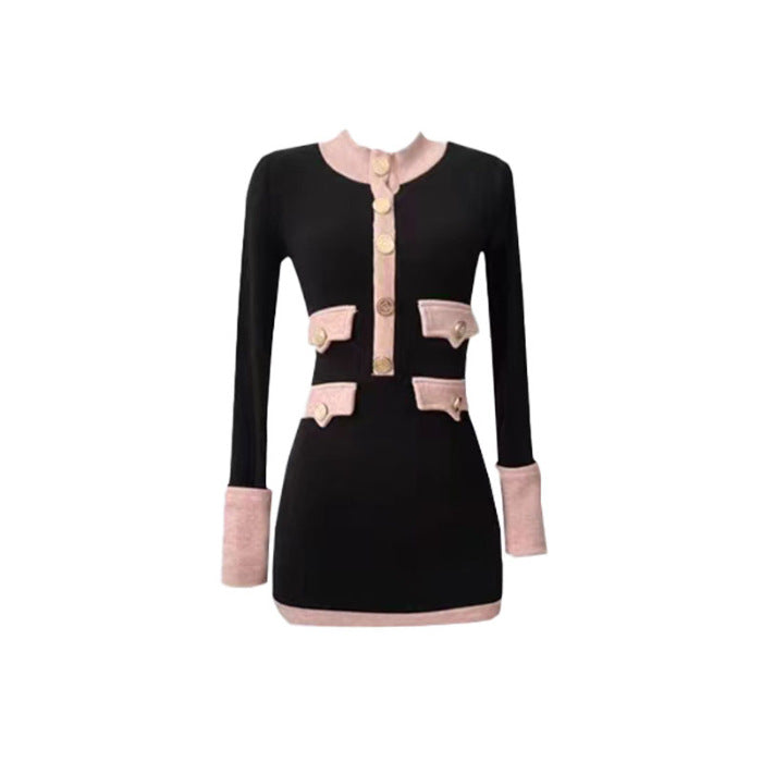 Black Knitted Dress