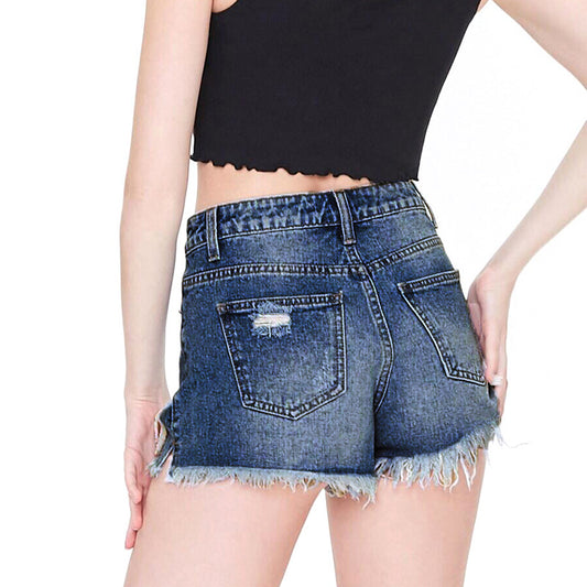 Lace Sue Ladies High Stretch Denim Shorts