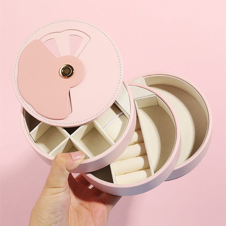 Multi-layer Jewelry Organizer Girl Fan