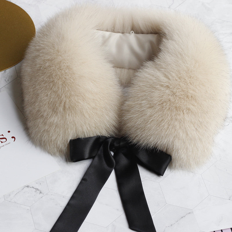 Ladies Winter Detachable Fur Collar