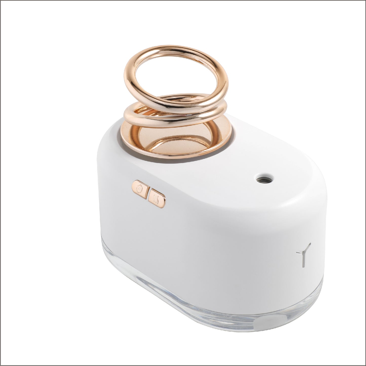 Suspended double ring humidifier